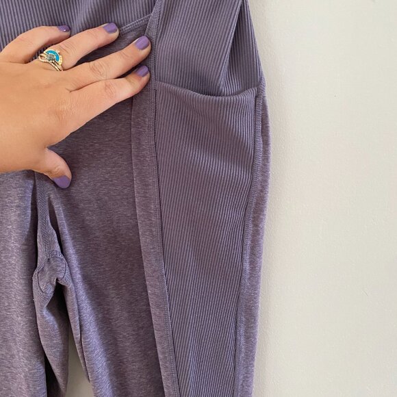 The North Face Dune Sky Pocket Leggings UPF 40+ Size XXL in Lunar Slate Heather - Picture 3 of 11